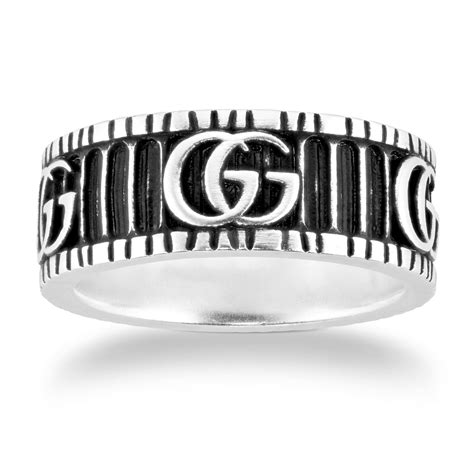 used gucci ring for sale|paved silver gucci nail ring.